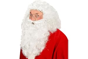 W WIDMANN MILANO PARTY FASHION Santa Claus /Beard Deluxe Wig for Hair Accessory Fancy Dress