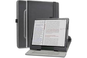 MAMA MOUTH Etui obrotowe do BOOX Note Air4 C, obracanie o 360 stopni z uroczym wzorem pokrowiec na tablet BOOX Note Air3 C/BOOX Note Air3 B/W 10,3 cala, czarny