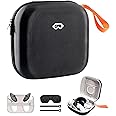 ProCase Hard Carrying Case Fit for Oculus Meta Quest 3, Quest 3S, Quest 2, Vision Pro VR Gaming Headsets, Original Head Strap and Touch Controller Accessories Shell Bag for Travel and Storage -Black