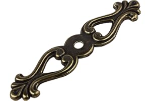 GlideRite Hardware 1045-AB-25 3.25 inch Small Classic Back Plate 25 Pack, Antique Brass Finish
