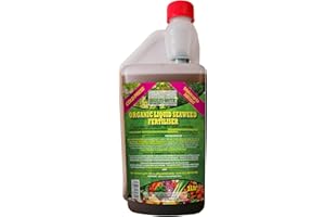 MULTI-MITE® Multi-Mite Liquid Seaweed Organic Cold Pressed Concentrate - 100% Natural - Plant Feed Fertiliser Trees Lawn Veg & House Plants Root or Foliar Feed (1 LITRE)