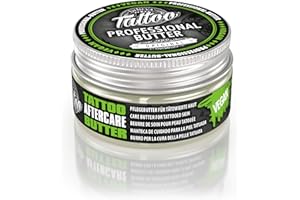 ‎BELIEVA TATTOO Believa Tattoo Butter - Premium Tattoopflege mit veganer Formel und natürlichen Inhaltsstoffen für strahlende Tattoofarben - Tägliche Pflege & Aftercare für tätowierte Haut | 25ml