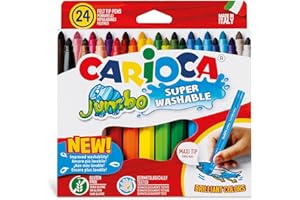 Carioca Jumbo24 bardzo zmywalne markery barwiące