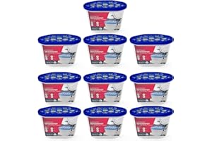 Haltons Moisture Absorber Dehumidifier - Condensation Remover for Damp, Mould, Home, Wardrobe, Kitchen, Bathroom, Basement, Garage, Bedroom, Caravan, Office - 10 Pack/500ml