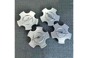 SANQIUTOU 4pcs Coche Tapas Centrales para Opel Agila Antara Ampera Astra Corsa Crossland Insignia 105MM,Coche Tapacubos Rueda Tapas Centrales Prueba de Polvo Decorativa Accesorios
