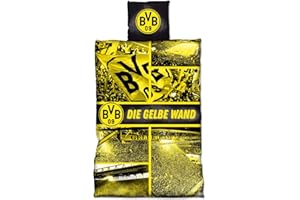 ‎BORUSSIA DORTMUND BVB Merchandising GmbH 19800600 - BVB Biber Bettwäsche