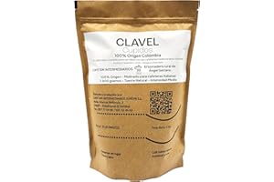 CAFE SIN INTERMEDIARIOS - Clavel - Café Colombia para Cafetera Italiana - Moka 1Kg - Tostado Semanal - Envasado y molinado al envío - Intensidad de sabor baja - Ideal para Café Solo