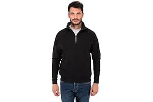 Fruit of the Loom Men's Zip Neck Sweat Sweatshirt