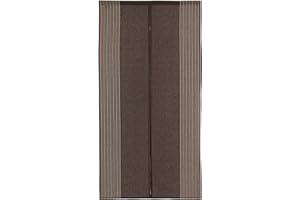 NARUMI 鸣海 Tapisserie Japonaise Noren à Rayures Verticales en Coton Marron foncé