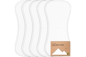 KEABABIES Panni per il Ruttino per Bambini e Bambine- Confezione da 5 Panni per il Ruttino Ultra Assorbenti, Panni per il Ruttino