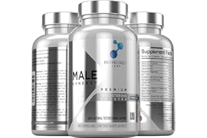 INSYNERGY LABS Ultra Premium Testosterone Booster for Men - Male Synergy The UK’s No1 Testosterone Supplements for Men Test Boost Energy Muscle Growth Libido | 90 Vegan Capsules Zinc Magnesium