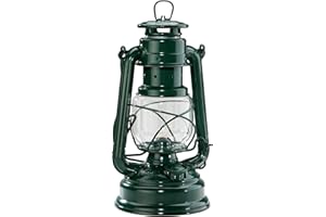 Feuerhand, baby special 276 galvanised kerosene lamp, storm lanterns moss green