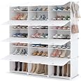 HOMIDEC Shoe Rack, 3x7 Tier Shoe Storage Cabinet 42 Pair Plastic Shoe ...