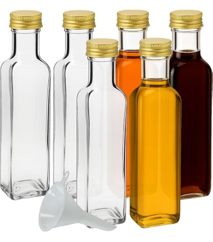 Espirito Rebelde 10x Bouteilles En Verre 200ml Avec Bouchon à Vis Noir