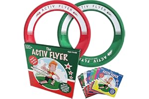 ‎ACTIV LIFE Activ Life Kid’s Flying Rings (2 Pack) They Fly Straight & Don’t Hurt, 80% Lighter Than Standard Rings - Replace Screen Time with Healthy Family Fun - Get Outside & Play