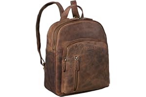 STILORD 'Summer' Zaino Città Donna in Pelle Daypack Vintage Zainetto Piccolo Borsa da Donna Casual Backpack Pratico Elegante Zaini da Viaggio in Cuoio Autentico