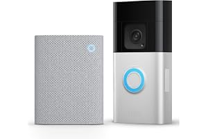 Ring Battery Video Doorbell Plus (Newest Gen) + Chime (3rd Gen) | DIY Wireless Video Doorbell Camera with 1536p HD Video, Hea