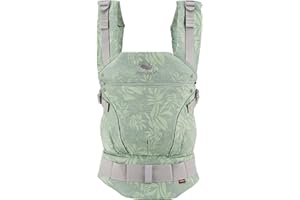 manduca First Baby Carrier - Porte-bébé réglable et polyvalent (3,5-20 kg) - Porte-bébé avant, arrière et aux hanches-Botanic Vert