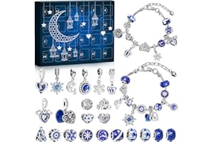 ‎GRANDFUN Schmuck Adventskalender 2025 Teenager Mädchen Kinder: DIY Adventskalender 2025 Inhalt Kinder Frauen Schmuck Armband Damen, Weihnachtskalender Jugendliche Mädchen Geschenke 12 5 6 7 10 Jahre