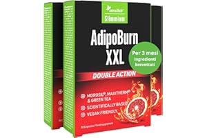 SLIMJOY Morosil, Tè Verde, Pepe di Cayenna, Piperina - Naturale Termogenico, Pancia, Metabolismo - Alto Dosaggio - 90 Capsule per 90 Giorni - E-book Gratis - AdipoBurn XXL Slimmium Sensilab