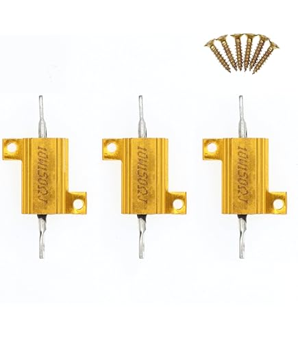 XYWHPGV 50W 1 Ohm Aluminium Widerstand - Lastwiderstand Für Auto LED