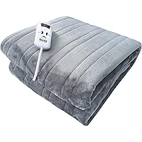 HomeTronix Luxurious Electric Heated Throw Soft Fleece Red Over Blanket  Double : Amazon.co.uk: Home u0026 Kitchen