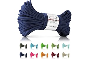 Ganzoo Paracordlina 425, Navyblue 3 mm x 30 m, för flätning och knutar