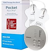 OMRON Pocket Pain Pro TENS &Uuml;nitesi Kas Stim&uuml;lat&ouml;r&uuml;, Alt Sırt, Kol, Ayak, Omuz ve Artrit Ağrısı i&ccedil;in Sim&uuml;le Masaj Terapisi, İl
