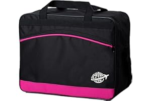 BAMBINIWELT BY RAFAEL K. BAMBINIWELT Reisetasche HANDGEPÄCK Boardgepäck Bordcase 40x20x25 40x30x20 Ryanair Wizzair, Reisetasche, Weekender (groß (40x30x20), schwarz-pink)