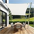 ARMORX Shade Net/Shade Cover for Garden, Greenhouse, Privacy Fencing - UV Stabilized 75% Sun Block with Eyelets Attached for Easy Installation - White - 10ftx10ft