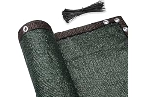 DELLNA Sichtschutz Garten, Zaunblende 2 x 5 m, Sichtschutz Zaun für Garten, Balkon und Terrasse, UV-resisten, Wetterfest, Sichtschutzzaun mit Ösen und Kabelbinder