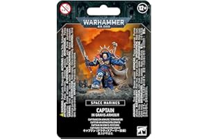 Games Workshop 48-70 Warhammer 40k - Capitano Primaris Space Marine con armatura Gravis, Nero