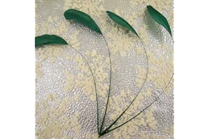 SELENE Piume in 69 colorazioni diverse, piume sciolte da 12 a 17 cm per cappelli di modisteria, decorazioni, moda, composizioni artistiche e realizzazioni di costumi 25pcs Emerald #43