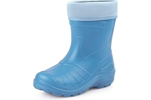 Ladeheid Gummistiefel Kinder federleichte und wasserdichte Eva Thermo Regenstiefel Gummistiefel gefüttert KL050