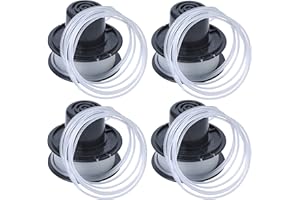 POWEKA 6226 - Bobina di filo compatibile con Auftipp, taglia-erba automatica GL250, 4 confezioni