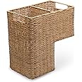 KOUBOO Wicker Step Basket, Natural, Rectangular, 15 x 9.5 x 15.75 in