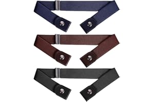 JazRvr Kindergürtel Jungen, Gürtel Kinder Jungen, 3 Stück Verstellbare Elastische Gürtel Ohne Schnalle, Für Schuluniform, Outdooraktivitäten Und Täglichen Gebrauch