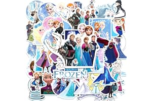 Xingsky Frozen Sticker, 100 Pezzi Adesivi Frozen, Impermeabili Stickers Frozen Adesivi, Adesivi Frozen Personalizzati Compleanno per Laptop, Skateboard, Bagagli e Frigorifero, Adulti, Bambini