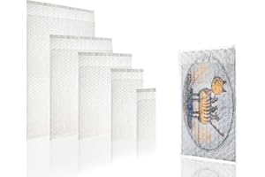 ‎WPTRADING WPTrading - 50 Stück Luftpolsterbeutel 200 x 200 mm (60my) Transparent selbstklebend - Luftpolsterumschläge aus 3-lagiger Luftpolsterfolie für Versand - Luftpolster Versandtasche für Warensendung