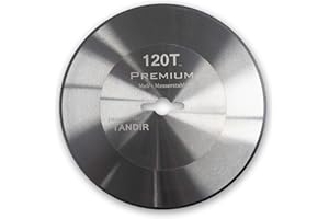 CANPOLAT GASTRONICS Kreismesser für Tandir - 120 mm, glatt - Dönermesser aus Edelstahl in Premium Qualität