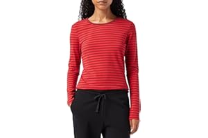 Amazon Essentials Camiseta de Cuello Caja, Manga Larga y Ajuste Clásico (Disponible en Tallas Grandes) Mujer