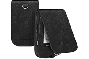 MEDMAX Étui de Protection pour Le Abbott Freestyle Libre 2 / Libre, Étui en cuir PU, Coque de Transport Léger Case avec Clip et Poignée pour Diabétiques (Noir)