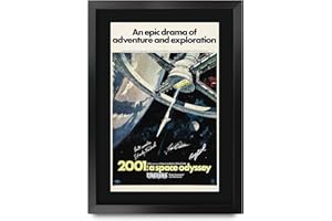 HWC Trading FR A3 2001 A Space Odyssey Regali Stampato Poster Firmato Autografo Immagine Per Film Memorabilia Tifosi - A3 Framed