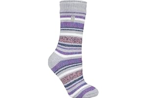 HEAT HOLDERS - Mujer Colores Rayas Fantasia Calcetines Termicos Gordos para Invierno