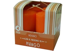 CERERIA DI GIORGIO Cereria de Giorgio Melrose ceretti perfumadas, Cera, Naranja, 3 x 3 x 5.5 cm, 4 Unidad