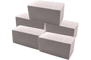 Chef-hub 5 X Heavy Duty Griddle Stone Grill Brick Pumice Stone Electric BBQ Cleaning Brick