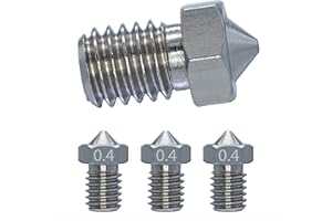 GENERISCH Boquilla de acero inoxidable E3D de 0,8 mm, 1 pieza para impresora 3D Nozzle V6 Hotend 1,75 mm