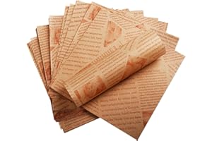 AWCIGG Carta Oleata 200 Fogli 18x18 cm per Alimenti, Resistente all'Olio e al Grasso, Eco-Friendly, Multipurpose