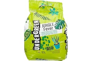 Undergreen JUNGLE Fever, Terriccio per Piante Verdi e Bonsai, Consentito in agricoltura biologica, 12 l