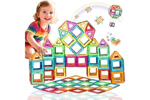 KITTERY Costruzioni Magnetiche Per Bambini Bambina Bambino 3 Anni Magneti Giochi Bambina 3 4 5 6 Anni Gioco Magnetici Bambino Mattoncini Magnetici per Bambini Natale Compleanno Regalo Bambina 3 4 5 6 7 Anni